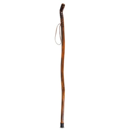 Vive Health Wooden Walking Stick, 48 Inches with Leather Strap ...