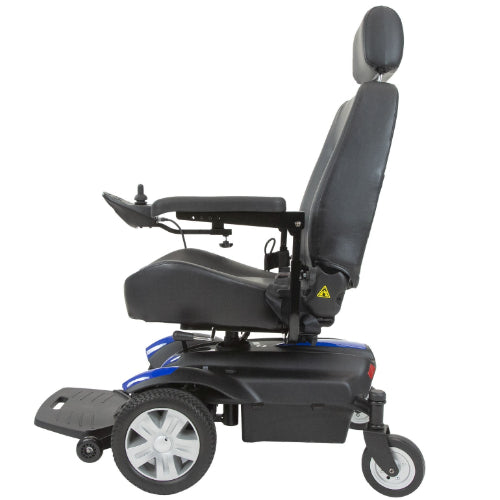 Vive Health Electric Wheelchair Model V, Indoor/Outdoor Power Chair, 15 Mile Range, Blue