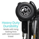 Vive Health Folding Mobility Scooter, Lightweight Electric Travel Scooter with Adjustable Tiller
