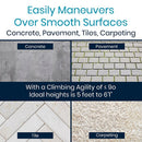 Vive Health Folding Mobility Scooter, Lightweight Electric Travel Scooter with Adjustable Tiller