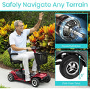 Vive Health Mobility Scooter Series C, Red