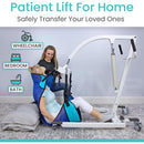 Vive Health Hydraulic Patient Lift, White