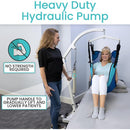 Vive Health Hydraulic Patient Lift, White