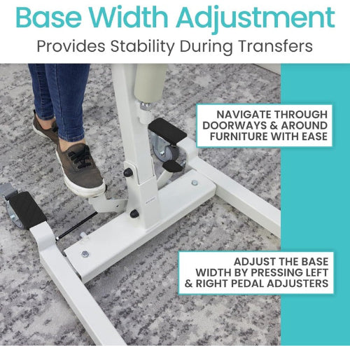 Vive Health Hydraulic Patient Lift, White