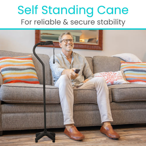 Vive Health Adjustable and Lightweight SureWalk Quad Cane