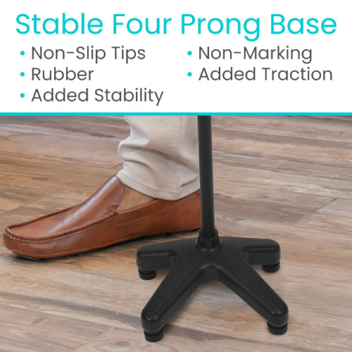 Vive Health Adjustable and Lightweight SureWalk Quad Cane
