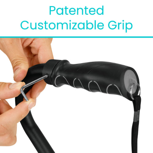 Vive Health Adjustable and Lightweight SureWalk Quad Cane