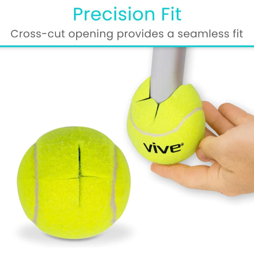 Vive Health Tennis Ball Walker Glides