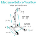 Vive Health Electric Patient Lift, White