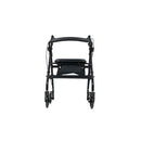 Vive Health Aluminum Rollator Walker with Brakes and Storage, Moovkart