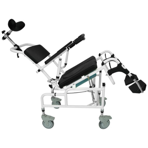 Vive Health Reclining Shower Commode Chair – 3-in-1 Mobility Aid with Adjustable Support for Enhanced Comfort & Safety. Moovkart  