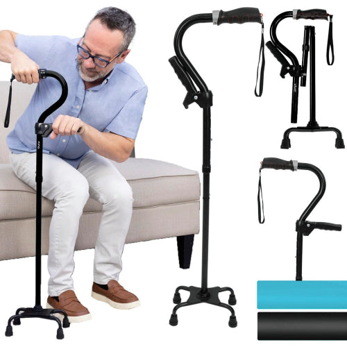 Vive Health Stand Assist Cane with Adjustable Height