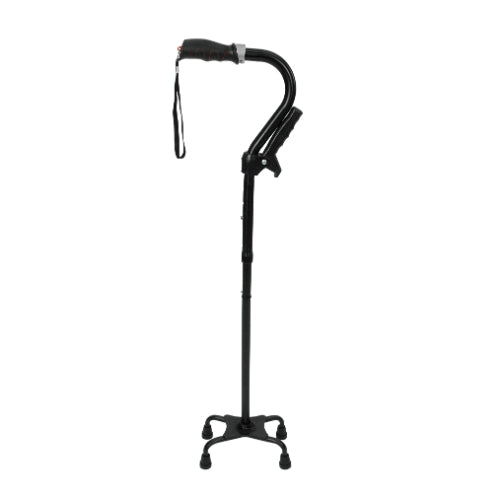 Vive Health Stand Assist Cane, a lightweight cane with adjustable height and a self-standing base for enhanced mobility, balance, and support, Moovkart.