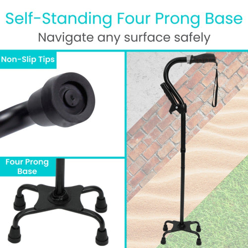 Vive Health Stand Assist Cane with Adjustable Height