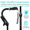 Vive Health Stand Assist Cane with Adjustable Height
