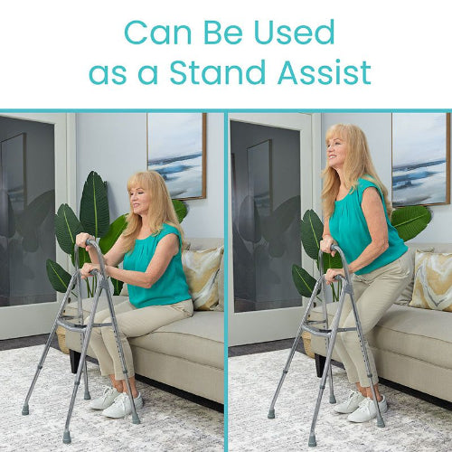 Vive Health Lightweight Adjustable Hemi Walker