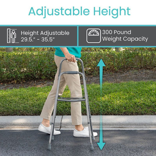 Vive Health Lightweight Adjustable Hemi Walker