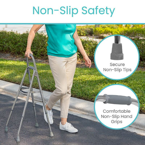 Vive Health Lightweight Adjustable Hemi Walker