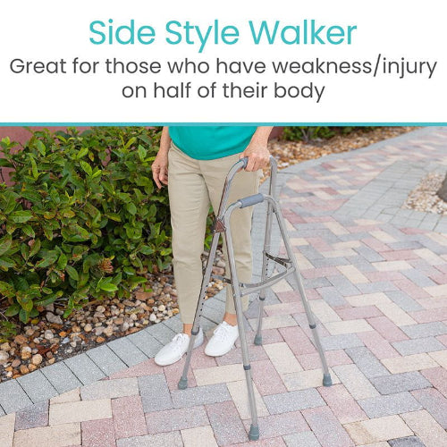 Vive Health easy-to-grip handle and 300 lb support capacity. Moovkart
