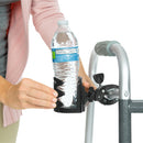 Vive Health Clip On Cup Holder, Extra-Large - convenient accessory for holding drinks securely on walkers or wheelchairs, Moovkart