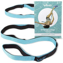 Vive Health Stretch Strap, 75 Inch Non-Elastic Nylon with 10 Loops, Yoga and Physical Therapy