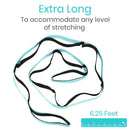 Vive Health Stretch Strap, 75 Inch Non-Elastic Nylon with 10 Loops, Yoga and Physical Therapy
