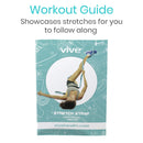Vive Health Stretch Strap, 75 Inch Non-Elastic Nylon with 10 Loops, Yoga and Physical Therapy