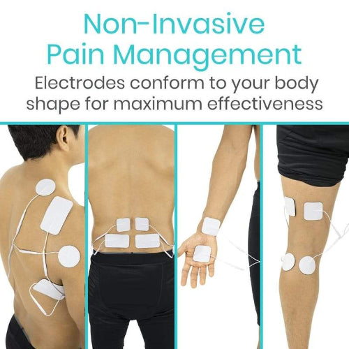 Vive Health 8-Mode TENS Unit with Electrodes and LCD Display