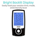 Vive Health 8-Mode TENS Unit with Electrodes and LCD Display