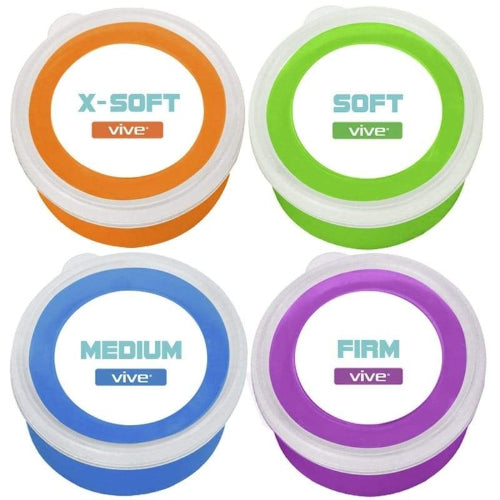 Vive Health Therapy Putty, Nontoxic, Odorless, Resistant Levels