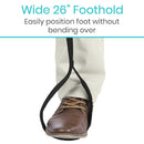 Vive Health Leg Lift Assist with 44 Inches Aluminum Rod and 26 Inches Loop