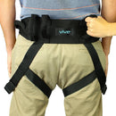 Vive Health Transfer Belt with Leg Straps, Metal Buckle and 6 Handles