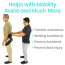 Vive Health Heavy Duty Transfer Belt with Leg Straps