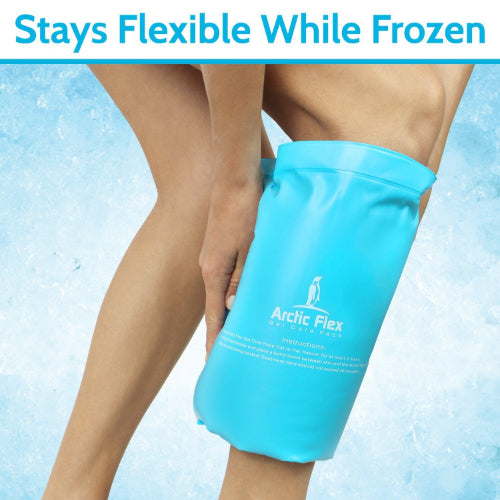 Vive Health Ice Pack, Flexible Nontoxic, Elastric Strap, 11 x 14 Inches