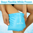 Vive Health Gel Ice Pack with Elastic Strap, Reusable Cold Therapy for Pain Relief and Swelling