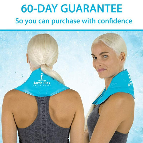 Vive Health Neck Ice Pack, Flex Hot/Cold, 22 X 7.5 Inches, Nontoxic, 2 Pack