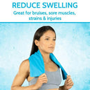 Vive Health Neck Ice Pack, Flex Hot/Cold, 22 X 7.5 Inches, Nontoxic, 2 Pack