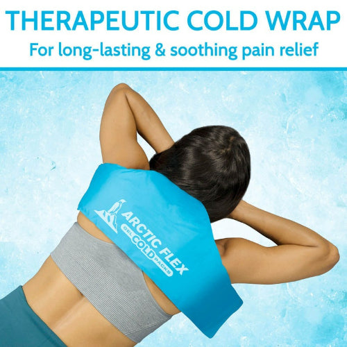 Vive Health Neck Ice Pack, Flex Hot/Cold, 22 X 7.5 Inches, Nontoxic, 2 Pack