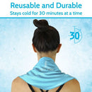 Vive Health Flex Hot/Cold Neck Ice Pack, Medium Size for Pain Relief and Muscle Recovery