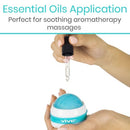Vive Health Massage Roller Ball with 2 Inches Silicone Grip, Pack of 2