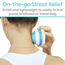 Vive Health Massage Roller Ball with 2 Inches Silicone Grip, Pack of 2