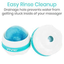 Vive Health Massage Roller Ball with 2 Inches Silicone Grip, Pack of 2