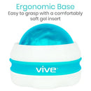 Vive Health Massage Roller Ball with 2 Inches Silicone Grip, Pack of 2