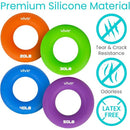 Vive Health Ring Grip Exercisers, Pack of 4