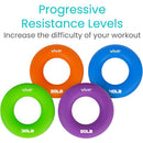 Vive Health Ring Grip Exercisers, Pack of 4