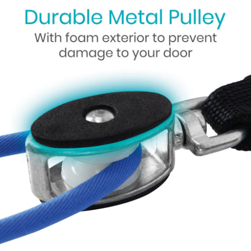 Vive Health Shoulder Pulley, Metal/Nylon Pulley, Rope W/Door Anchor