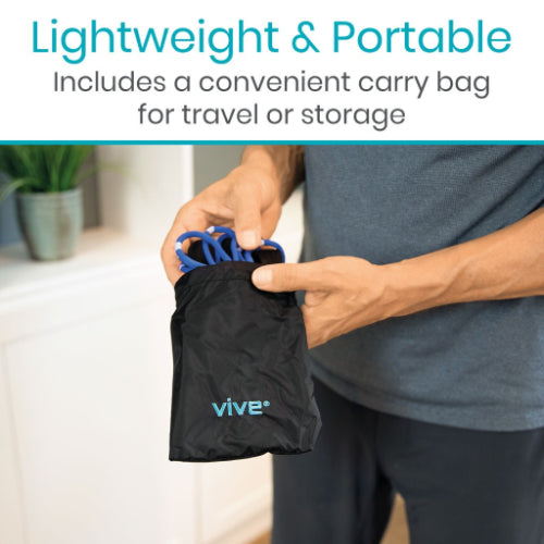 Vive Health Shoulder Pulley, Metal/Nylon Pulley, Rope W/Door Anchor