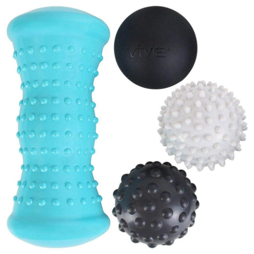 Vive Health Hot and Cold Massage Balls, Foot Roller, Pack of 4