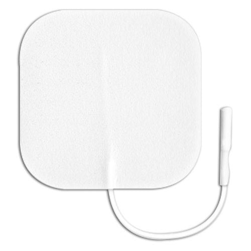 Vive Health TENS Electrodes with pin connector and foam back, 10 sets of 4 reusable pads, compatible with TENS/EMS units, latex-free, Moovkart
