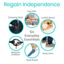 Vive Health Hip and Knee Recovery Kit, 6-Piece Post Surgery Aid Set with 32 Inch Reacher